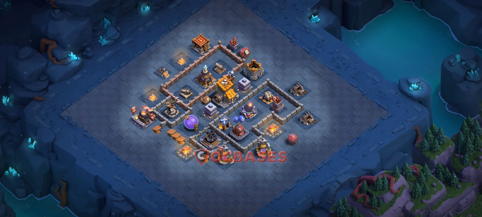 BH10 Trophy Layout 17 - trophy, # anti 3 stars base layout with copy link for Clash of Clans 2026