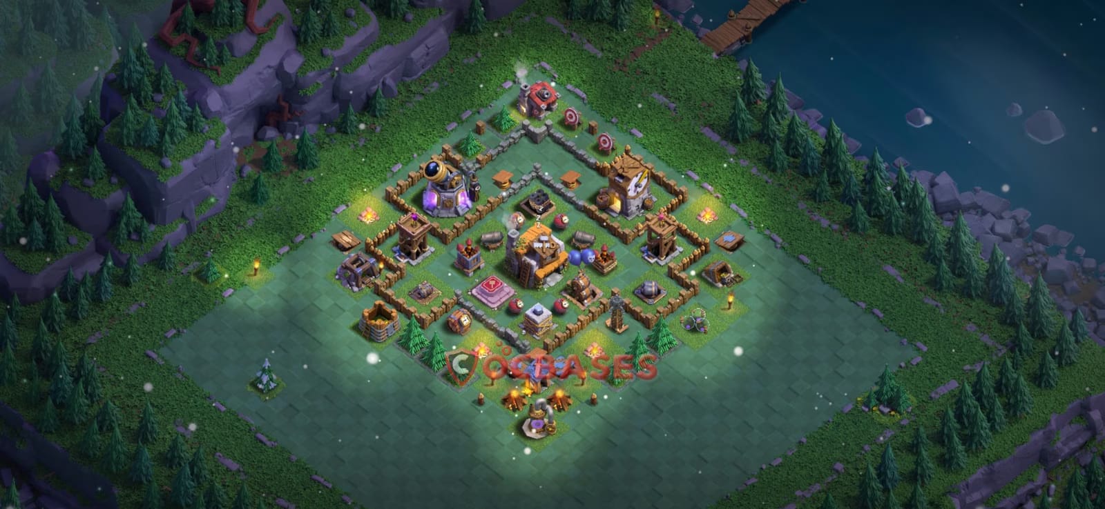 BH5 Anti 3 star Layout 13 - #anti 2 stars, #anti 3 stars base layout with copy link for Clash of Clans 2026
