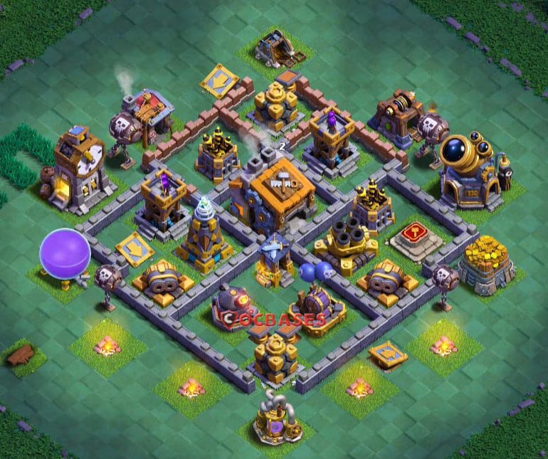 BH8 War Layout 13 -  base layout with copy link for Clash of Clans 2026