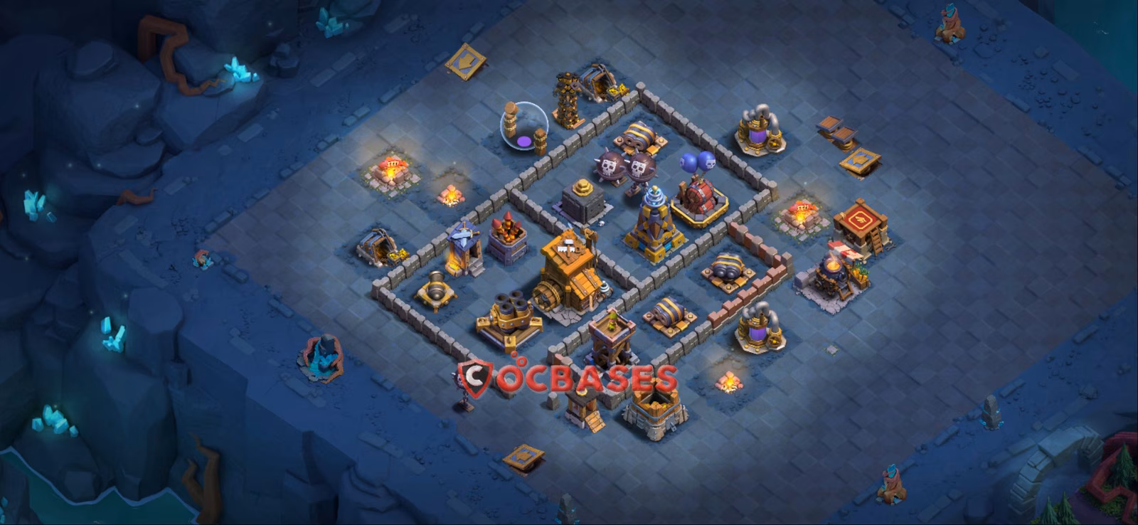 BH9 Anti 3 star Layout 15 - #anti 3 stars base layout with copy link for Clash of Clans 2026