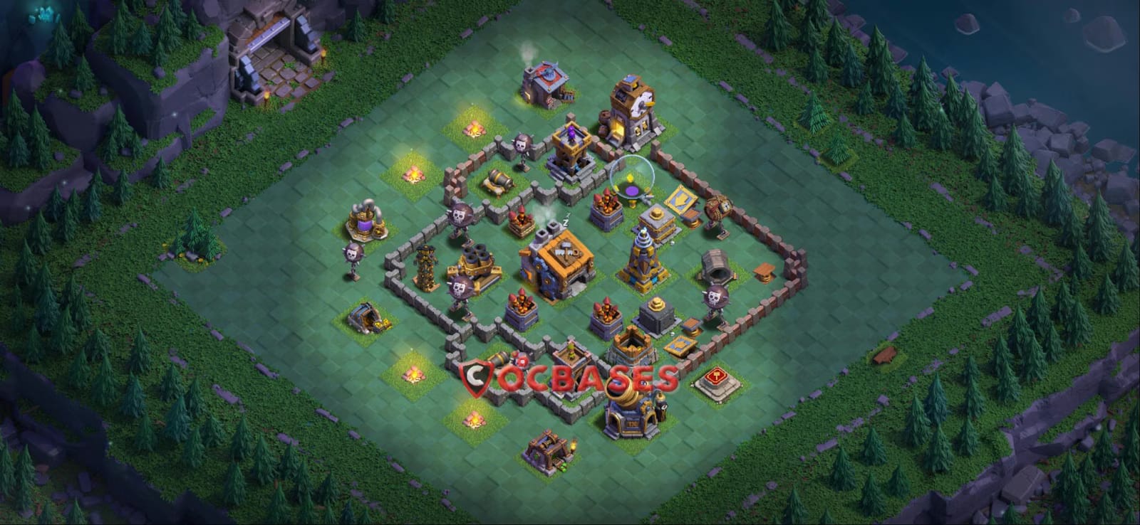 BH9 War Layout 14 -  base layout with copy link for Clash of Clans 2026