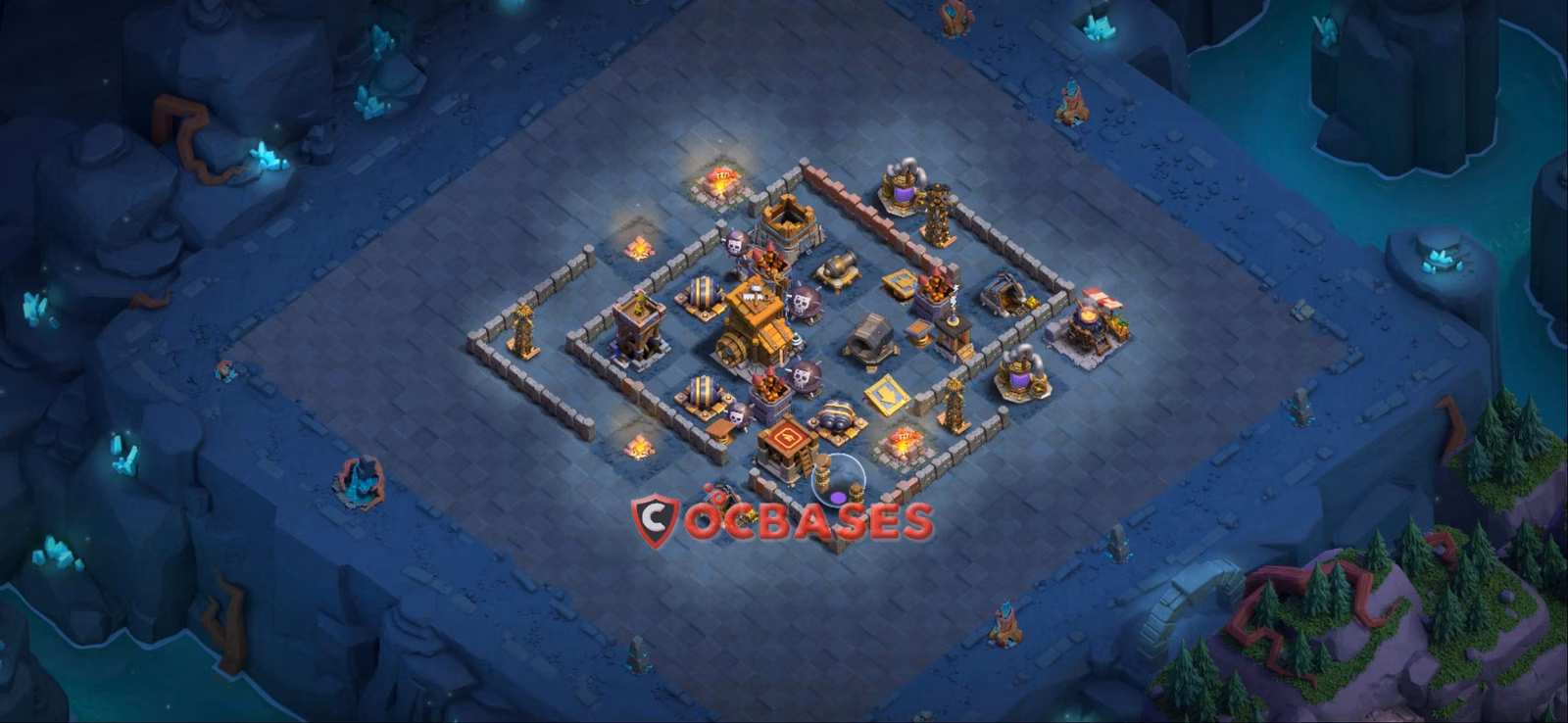 BH9 War Layout 17 -  base layout with copy link for Clash of Clans 2026