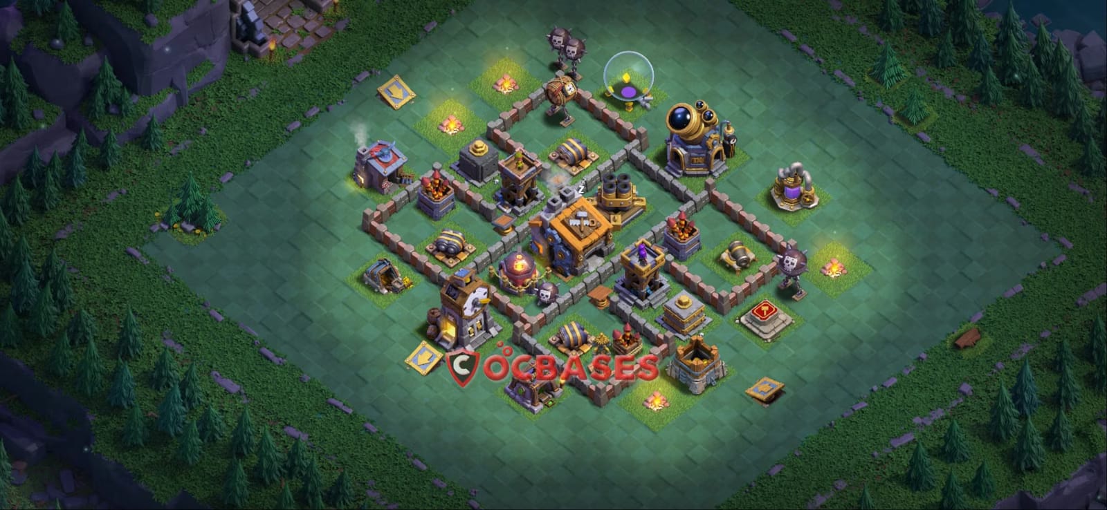 BH9 War Layout 24 -  base layout with copy link for Clash of Clans 2026