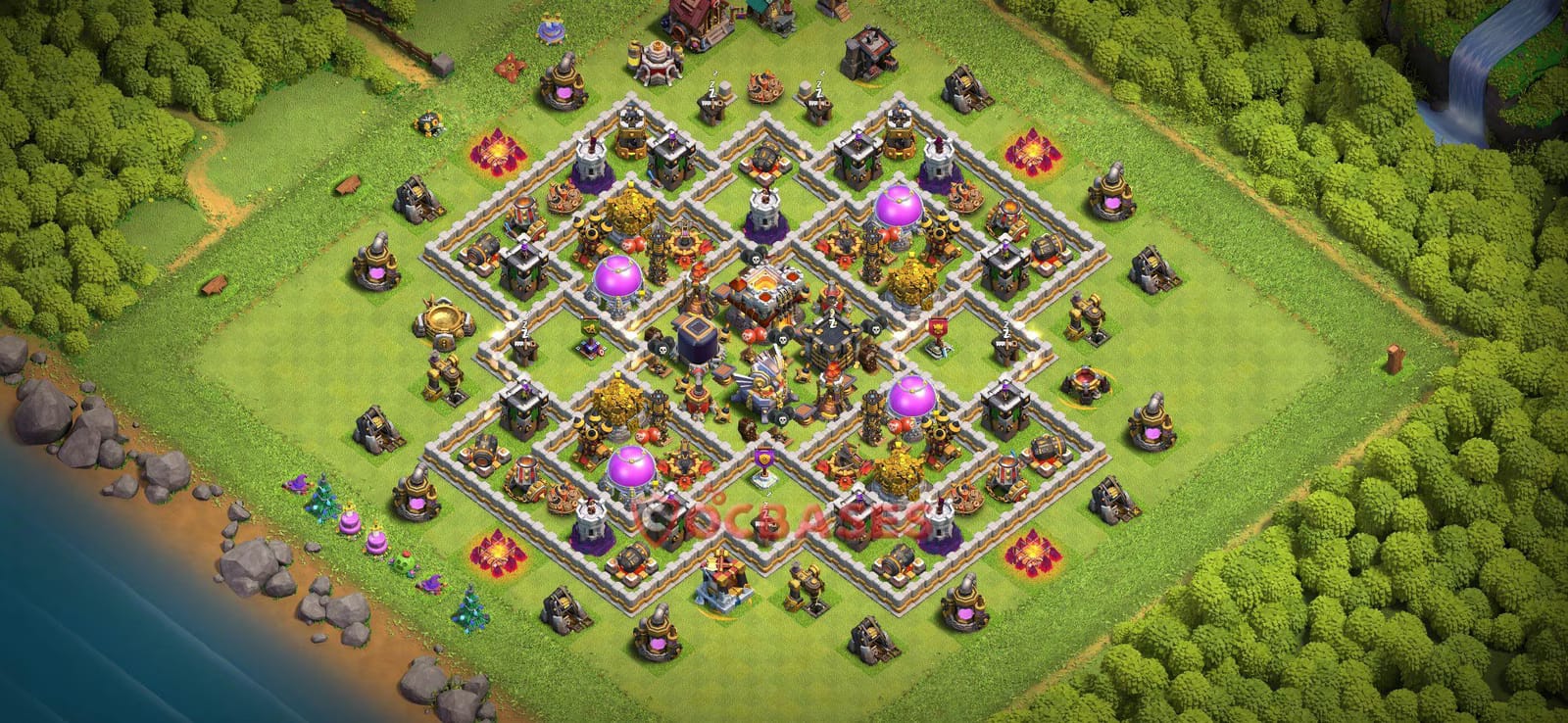 TH11 Fun Layout 27 -  base layout with copy link for Clash of Clans 2026