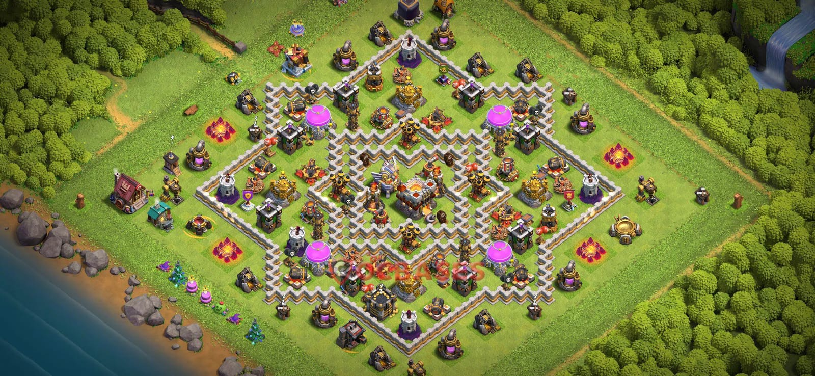 TH11 War Layout 14 -  base layout with copy link