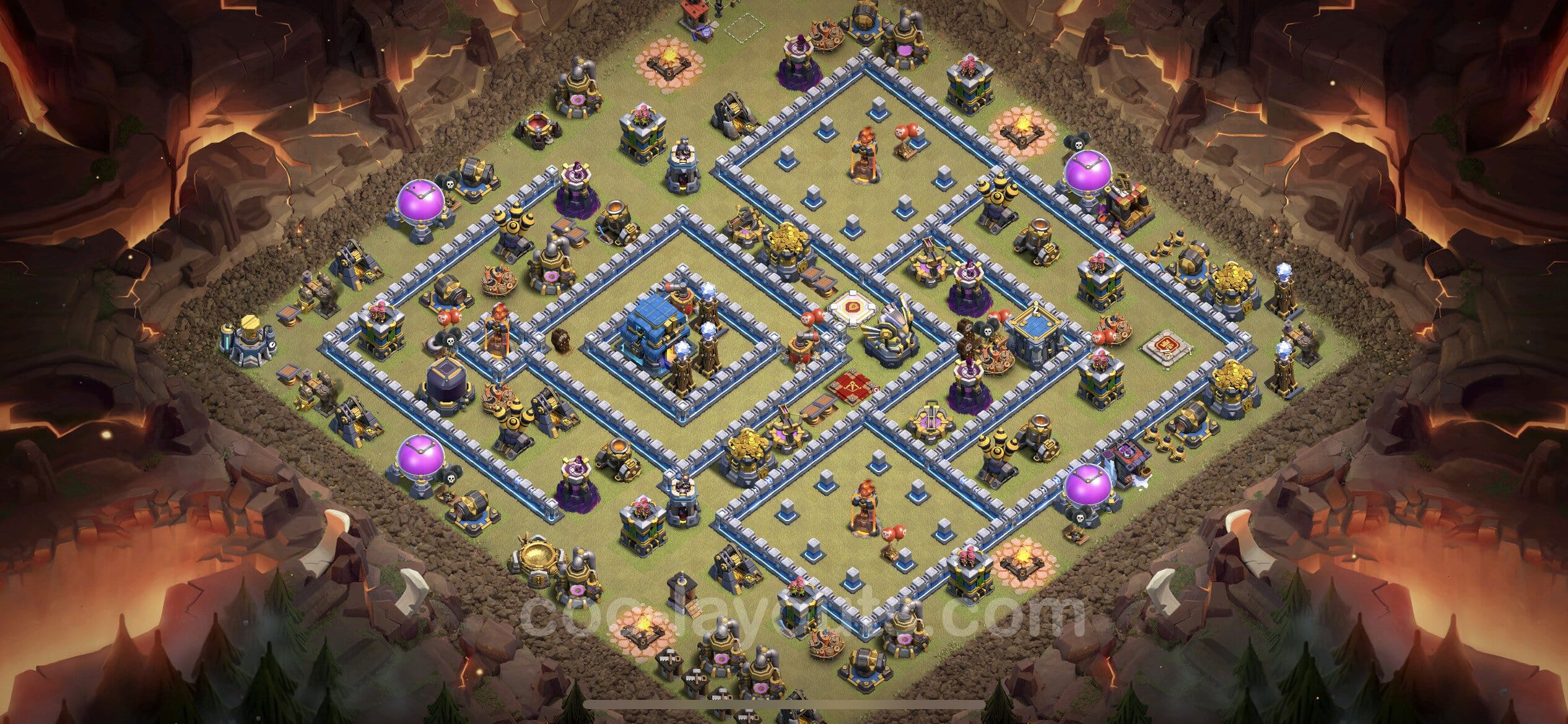 TH12 Farming Layout 18 -  base layout with copy link for Clash of Clans 2026