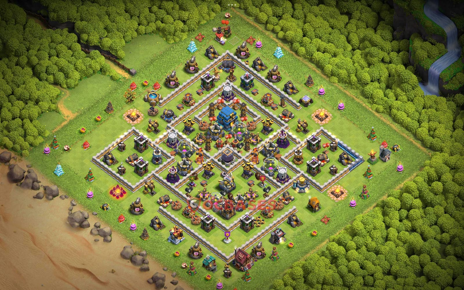TH12 War Layout 26 -  base layout with copy link for Clash of Clans 2026