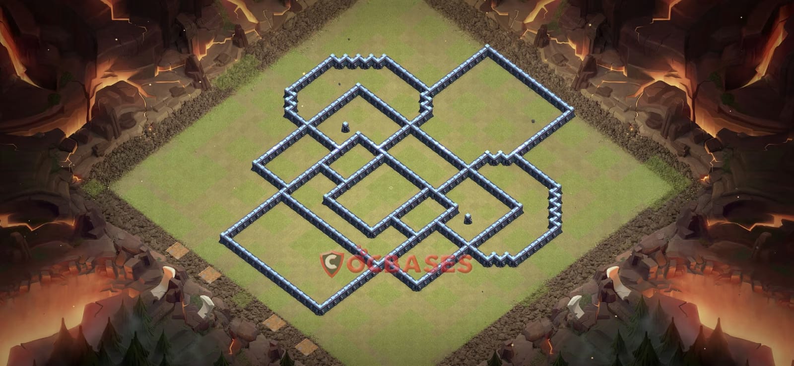 TH13 War Layout 25 -  base layout with copy link for Clash of Clans 2026