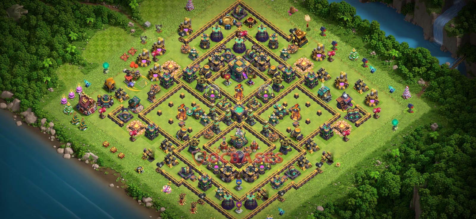 TH14 War Layout 14 -  base layout with copy link