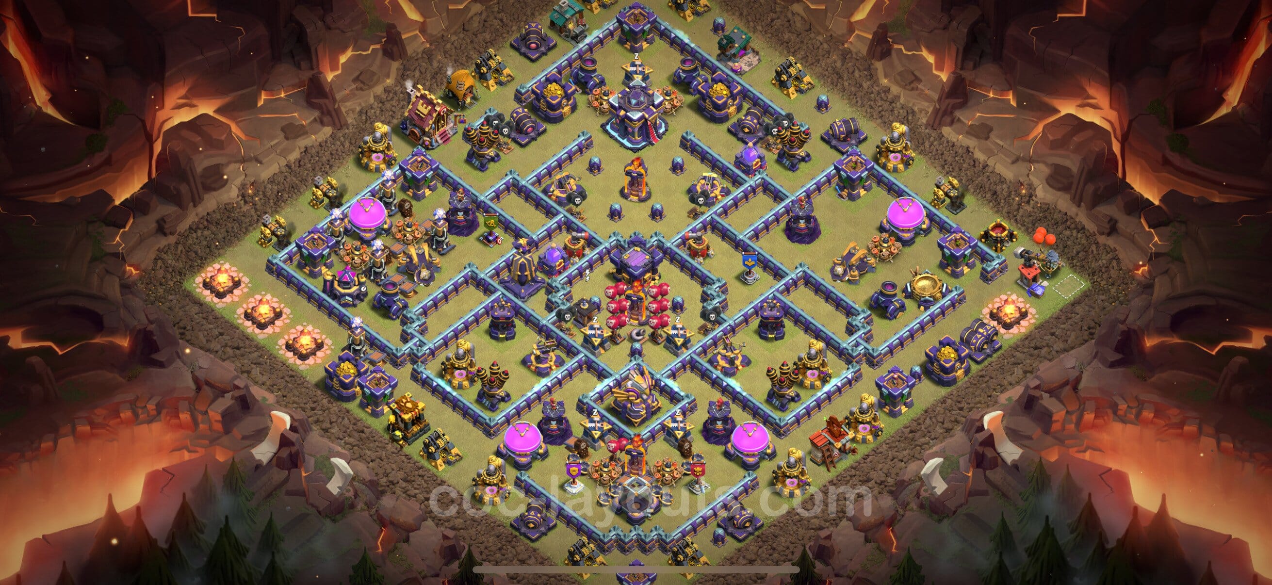 TH15 War Layout 6 -  base layout with copy link for Clash of Clans 2026