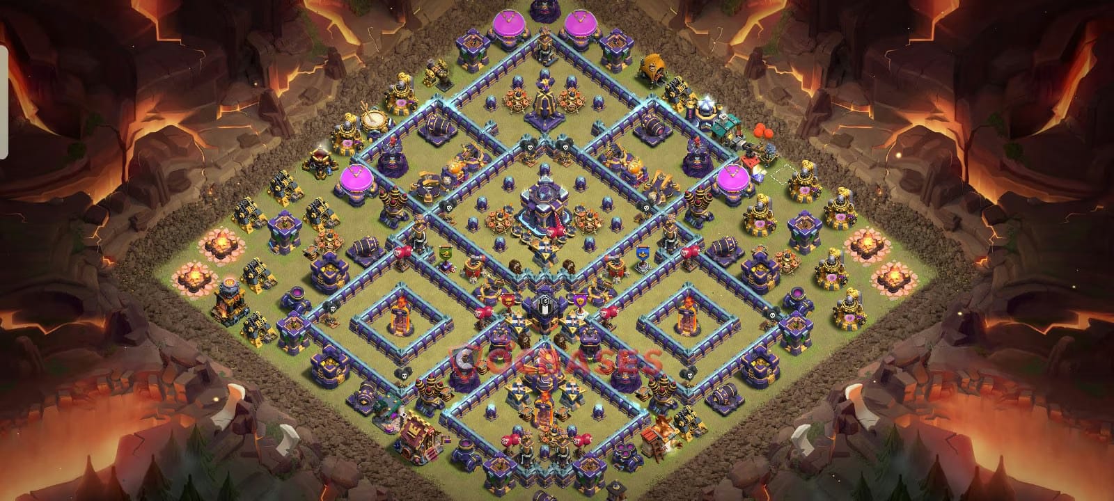 TH15 War Layout 14 -  base layout with copy link for Clash of Clans 2026