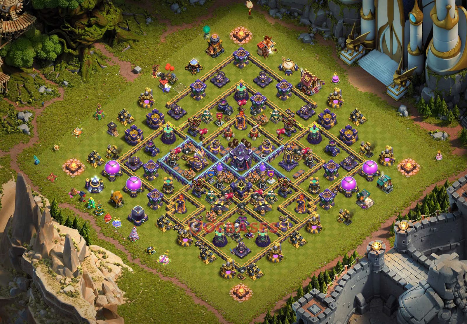 TH15 War Layout 20 -  base layout with copy link for Clash of Clans 2026