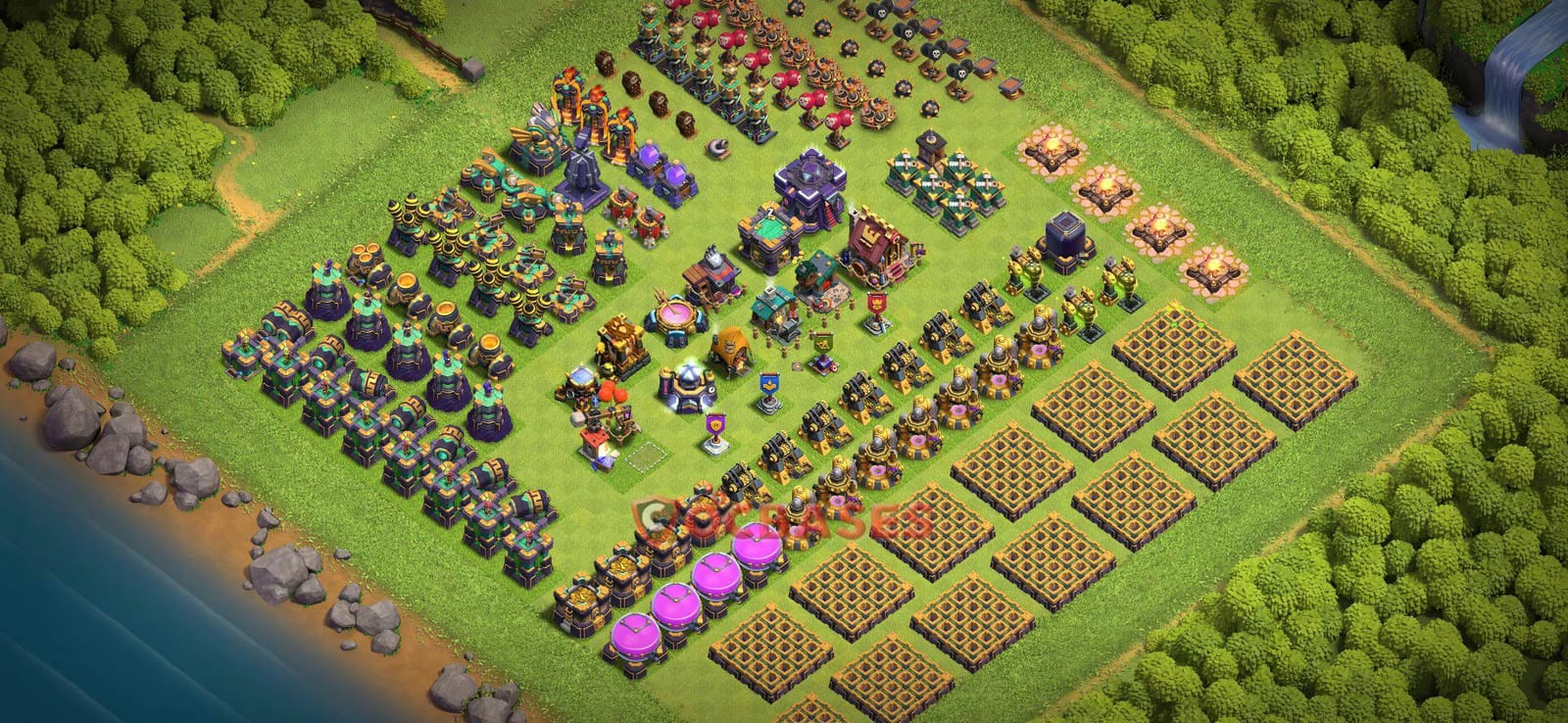 TH15 War Layout 25 -  base layout with copy link for Clash of Clans 2026