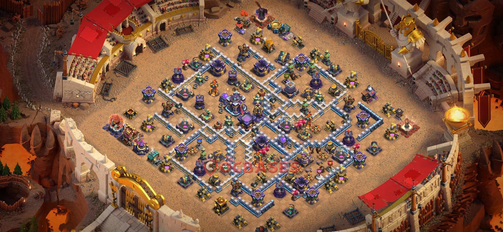 TH15 War Layout 35 -  base layout with copy link for Clash of Clans 2026