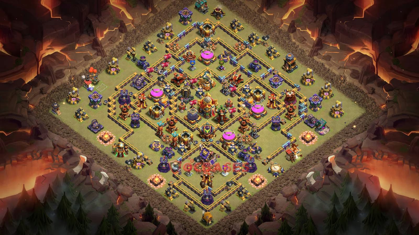 TH16 War Layout 20 -  base layout with copy link