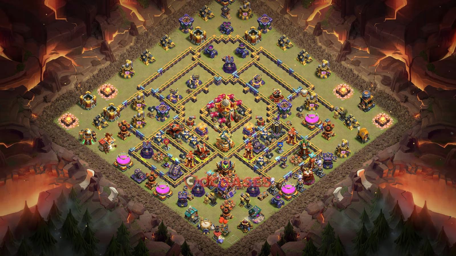 TH16 War Layout 22 -  base layout with copy link