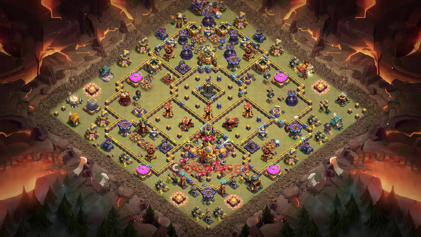 TH16 War Layout 23 -  base layout with copy link