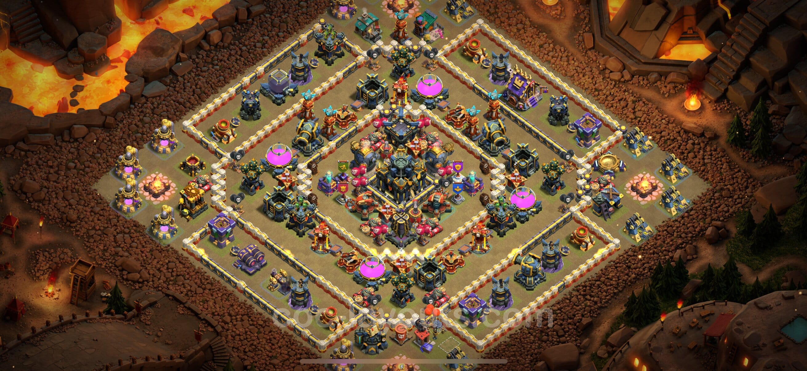 TH17 War Layout 12 -  base layout with copy link