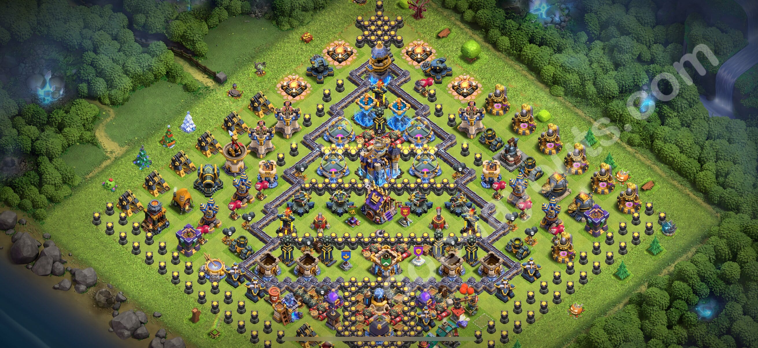 TH18 Fun Layout 17 -  base layout with copy link for Clash of Clans 2026