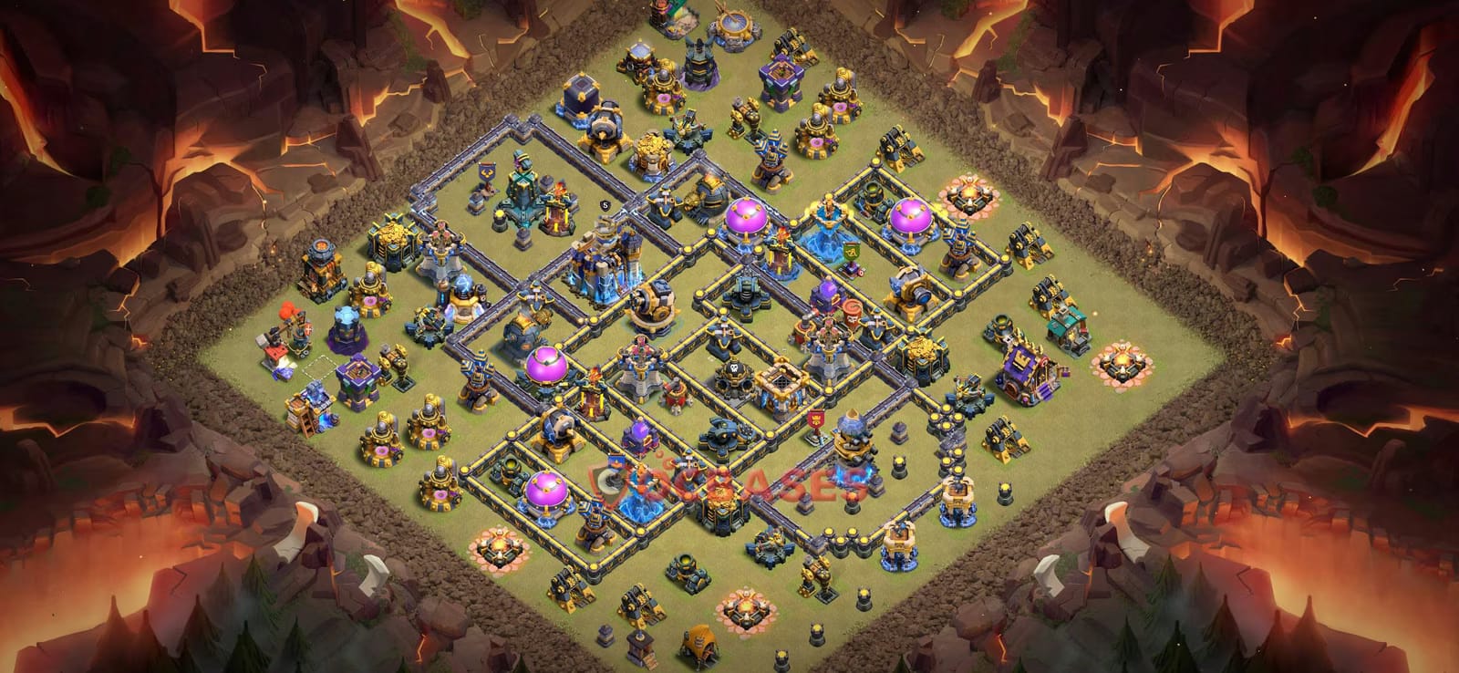 TH18 War Layout 15 -  base layout with copy link for Clash of Clans 2026