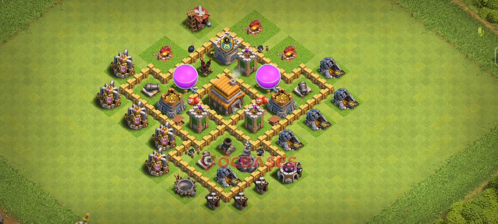TH5 War Layout 15 -  base layout with copy link for Clash of Clans 2026