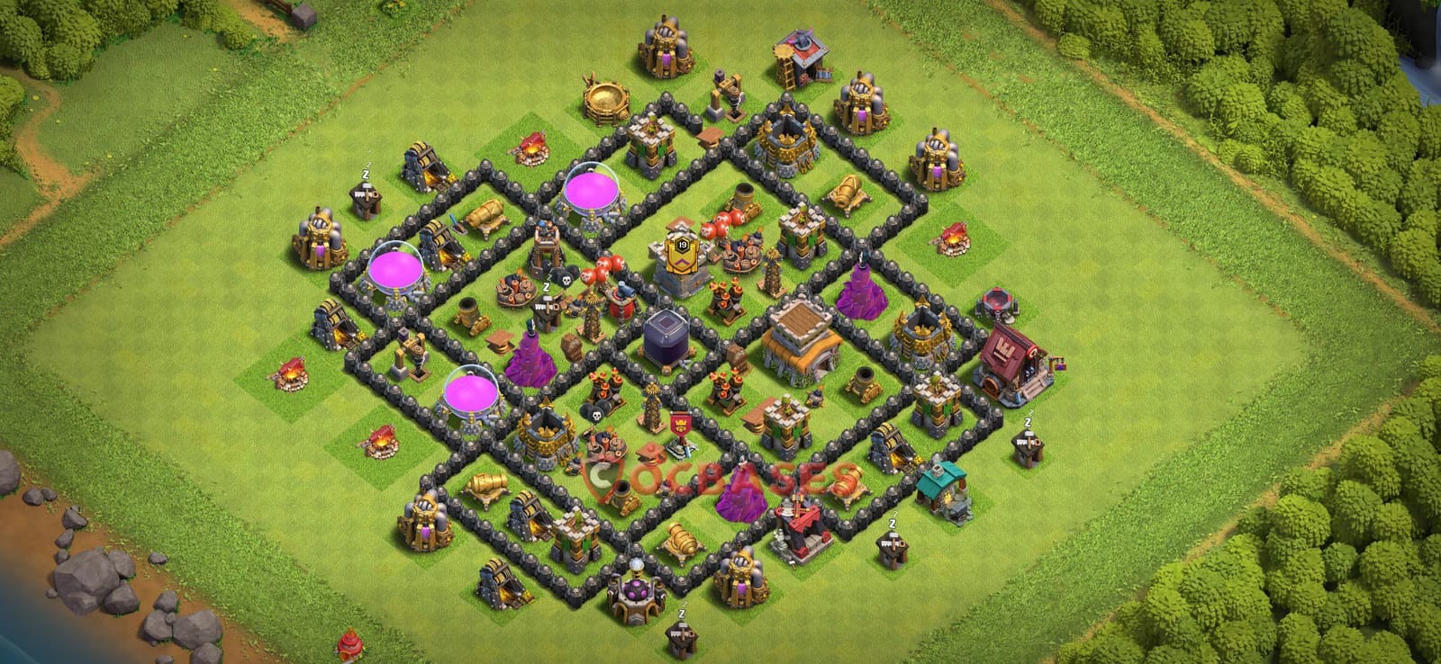 TH8 War Layout 27 -  base layout with copy link