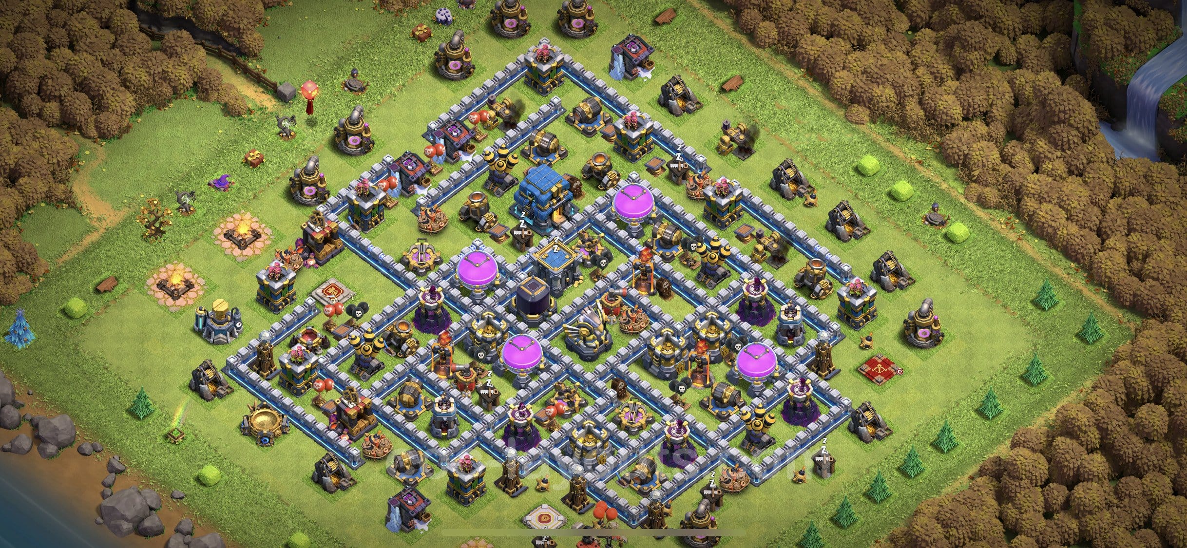 TH12 Farming Layout 22 - base layout with copy link for Clash of Clans 2026