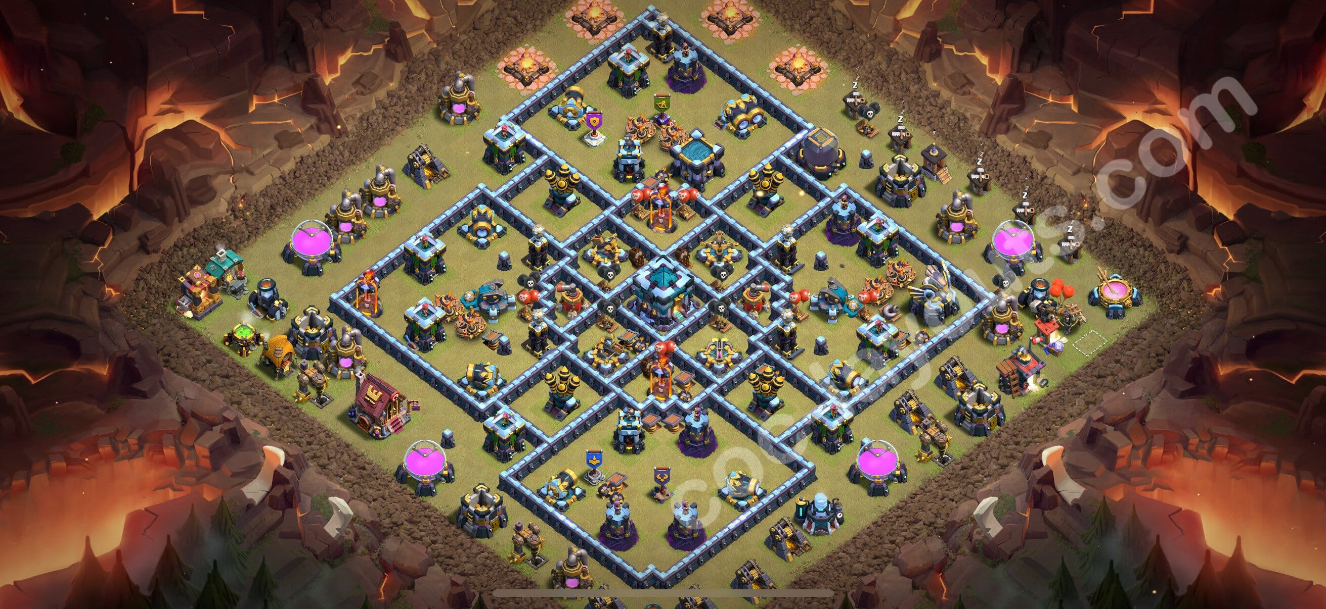 TH13 Farming Layout 20 - base layout with copy link for Clash of Clans 2026