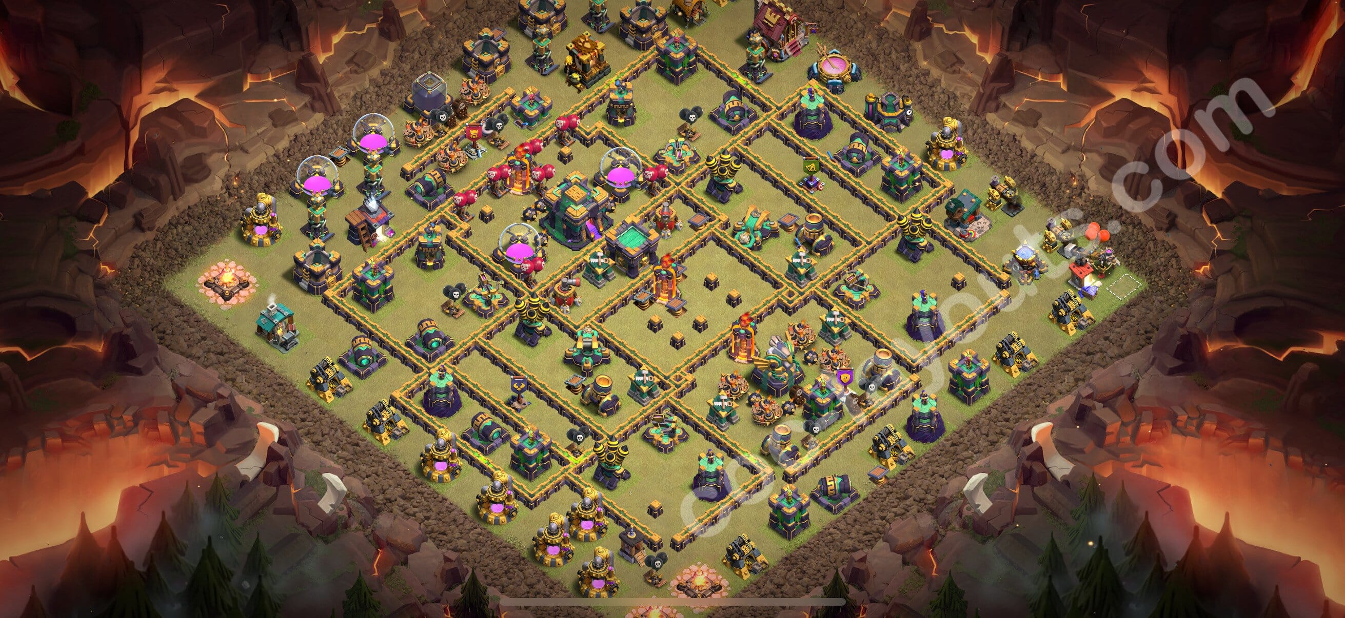 TH14 Farming Layout 10 - base layout with copy link for Clash of Clans 2026