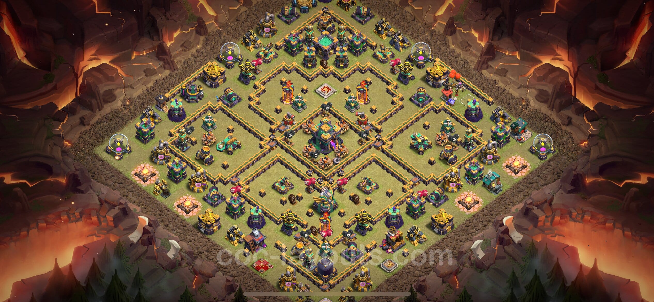 TH14 Farming Layout 33 - base layout with copy link for Clash of Clans 2026