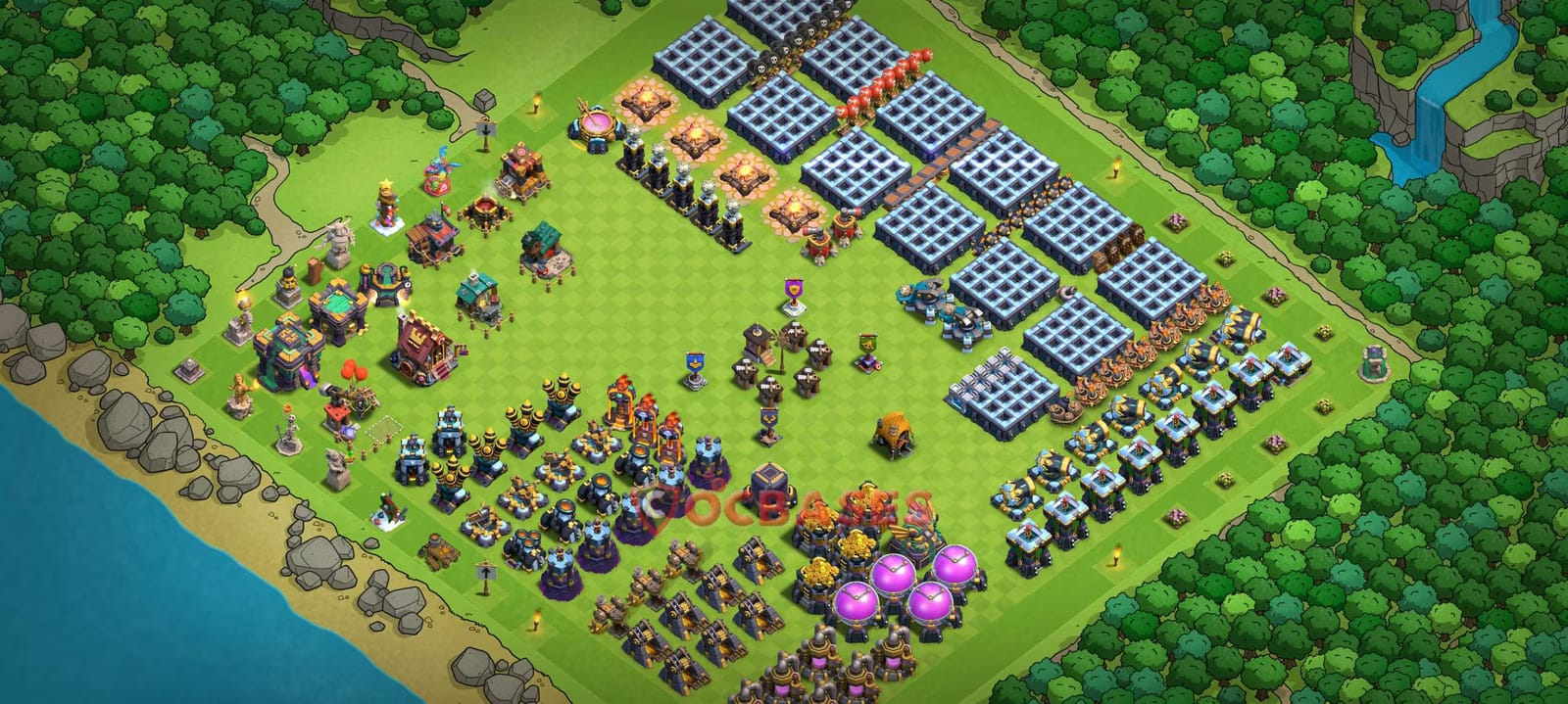 TH14 Progress Layout 24 - #progress, #th14 base layout with copy link for Clash of Clans 2026