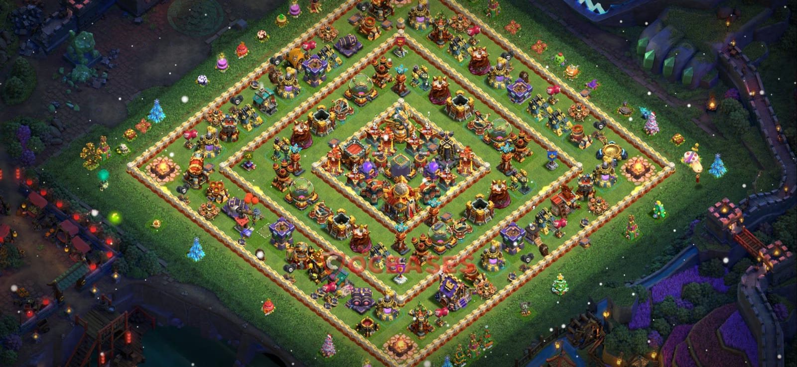 TH16 War Layout 11 - base layout with copy link for Clash of Clans 2026